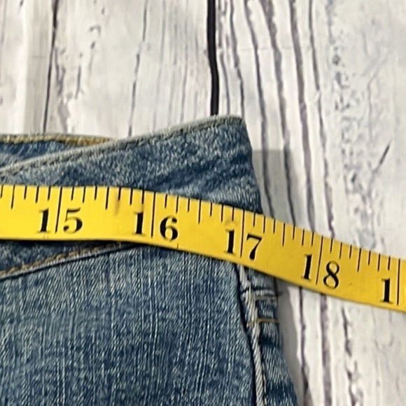 St Johns Bay secretly slender bootcut 14 short denim jeans pants slacks - Picture 5 of 10